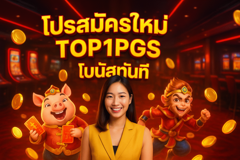 โปรสมัครใหม่ TOP1PGS โบนัสทันที