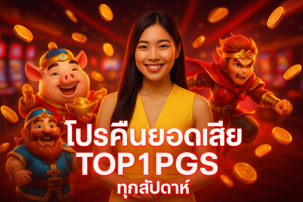 โปรคืนยอดเสีย TOP1PGS ทุกสัปดาห์
