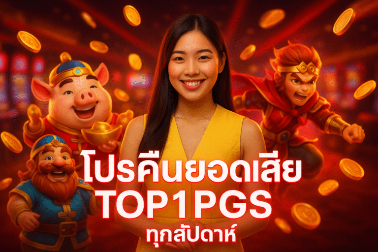 โปรคืนยอดเสีย TOP1PGS ทุกสัปดาห์