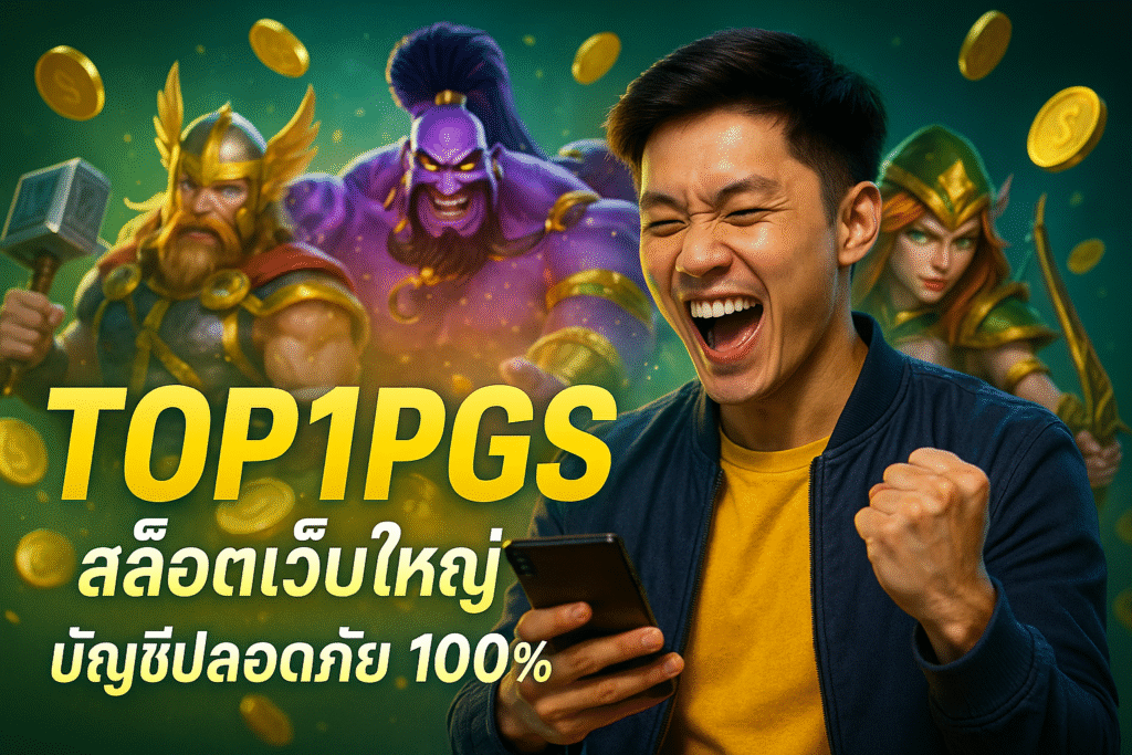 TOP1PGS สล็อตเว็บใหญ่ บัญชีปลอดภัย 100%