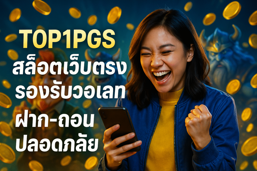 TOP1PGS สล็อตเว็บตรง รองรับวอเลท ฝาก-ถอนปลอดภัย