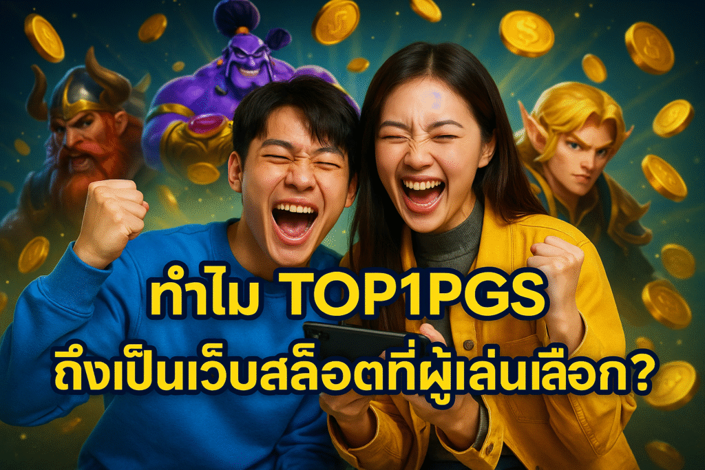 ทำไม TOP1PGS ถึงเป็นเว็บสล็อตที่ผู้เล่นเลือก?